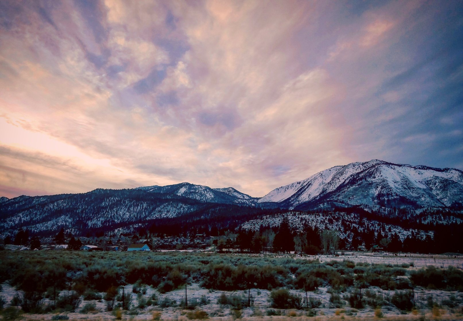 Northern Nevada sunset